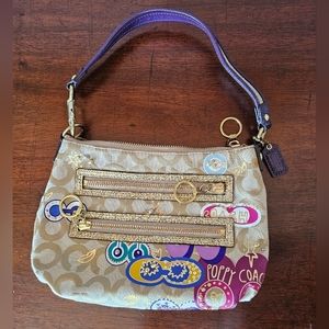 Coach Vintage Poppy Petal Purse